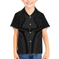 Hawaiian Kakau Art Tattoos Aquaman Style Hawaiian Shirt Black Version - Polynesian Pride