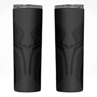 Hawaiian Kakau Art Tattoos Aquaman Style Skinny Tumbler Black Version LT03 Black - Polynesian Pride
