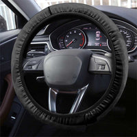 Hawaiian Kakau Art Tattoos Aquaman Style Steering Wheel Cover Black Version - Polynesian Pride