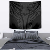 Hawaiian Kakau Art Tattoos Aquaman Style Tapestry Black Version LT03 - Polynesian Pride