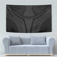 Hawaiian Kakau Art Tattoos Aquaman Style Tapestry Black Version LT03 - Polynesian Pride