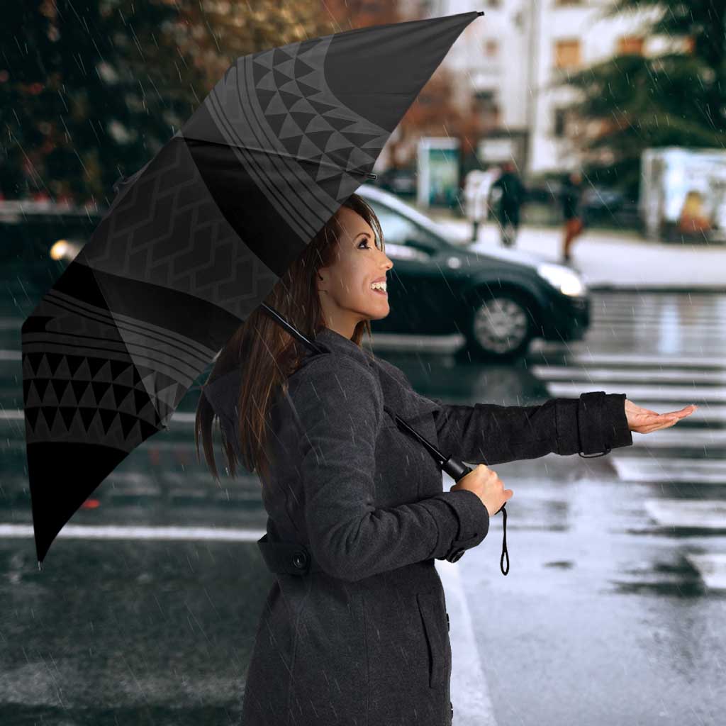 Hawaiian Kakau Art Tattoos Aquaman Style Umbrella Black Version - Polynesian Pride