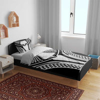 Hawaiian Kakau Art Tattoos Aquaman Style Bedding Set White Version - Polynesian Pride