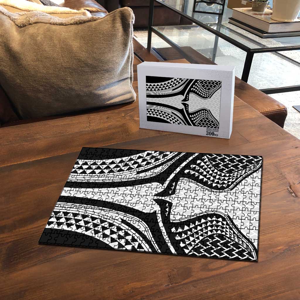 Hawaiian Kakau Art Tattoos Aquaman Style Puzzle White Version LT03 - Polynesian Pride