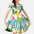 Aloha Turtle Family on The Beach Family Matching Off Shoulder Maxi Dress and Hawaiian Shirt with Hawaiian Colorful Plumeria