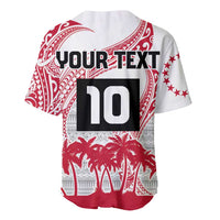 Cook Islands Marathon 2025-Pursuit in Paradise Baseball Jersey Red Color LT03 - Polynesian Pride