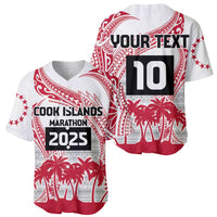 Cook Islands Marathon 2025-Pursuit in Paradise Baseball Jersey Red Color LT03 - Polynesian Pride