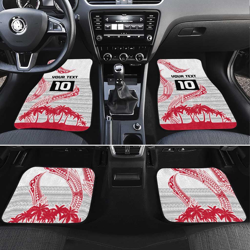 Cook Islands Marathon 2025-Pursuit in Paradise Car Mats Red Color LT03 Set 4pcs Red - Polynesian Pride