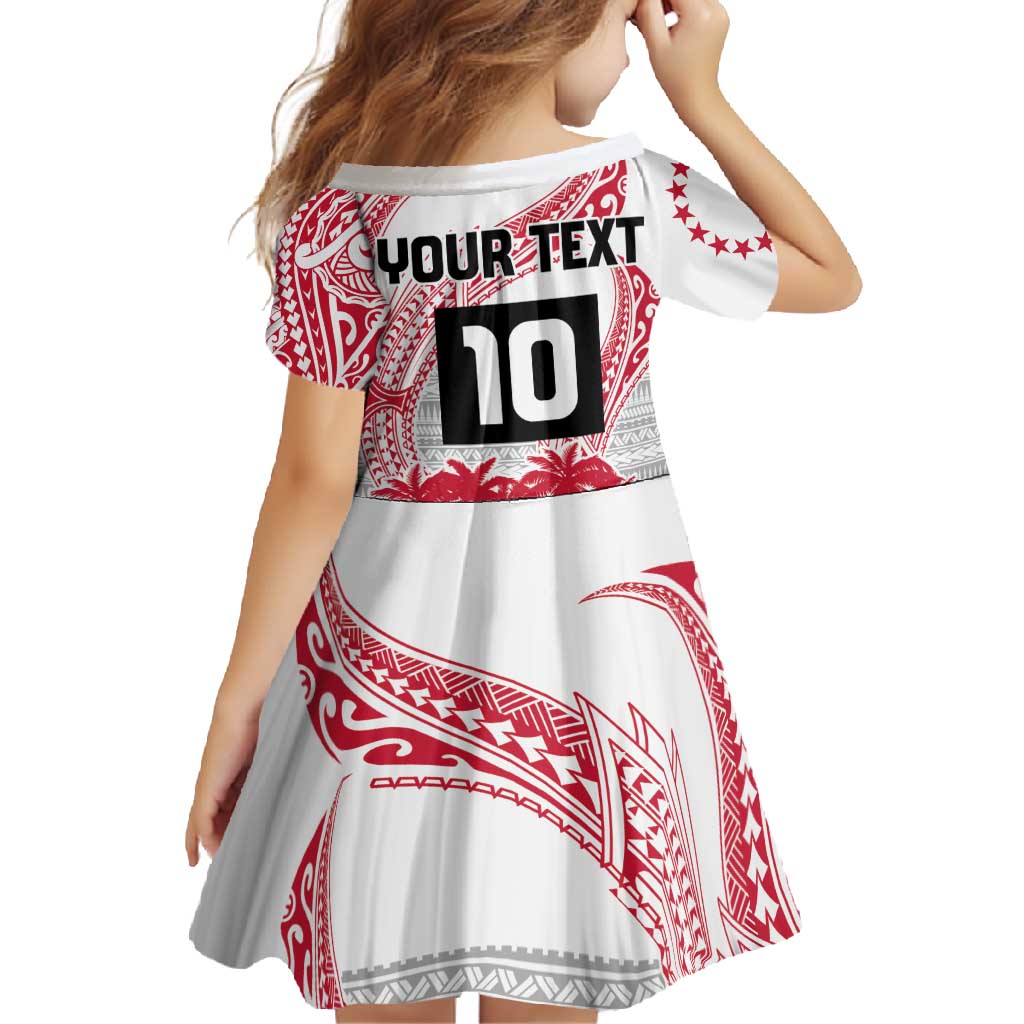 Cook Islands Marathon 2025-Pursuit in Paradise Family Matching Short Sleeve Bodycon Dress and Hawaiian Shirt Red Color LT03 - Polynesian Pride