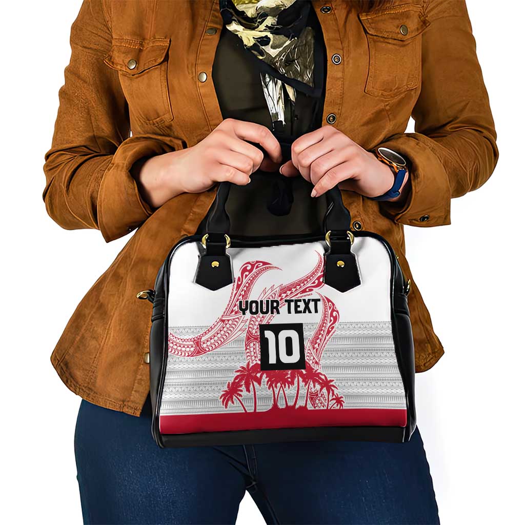 Cook Islands Marathon 2025-Pursuit in Paradise Shoulder Handbag Red Color
