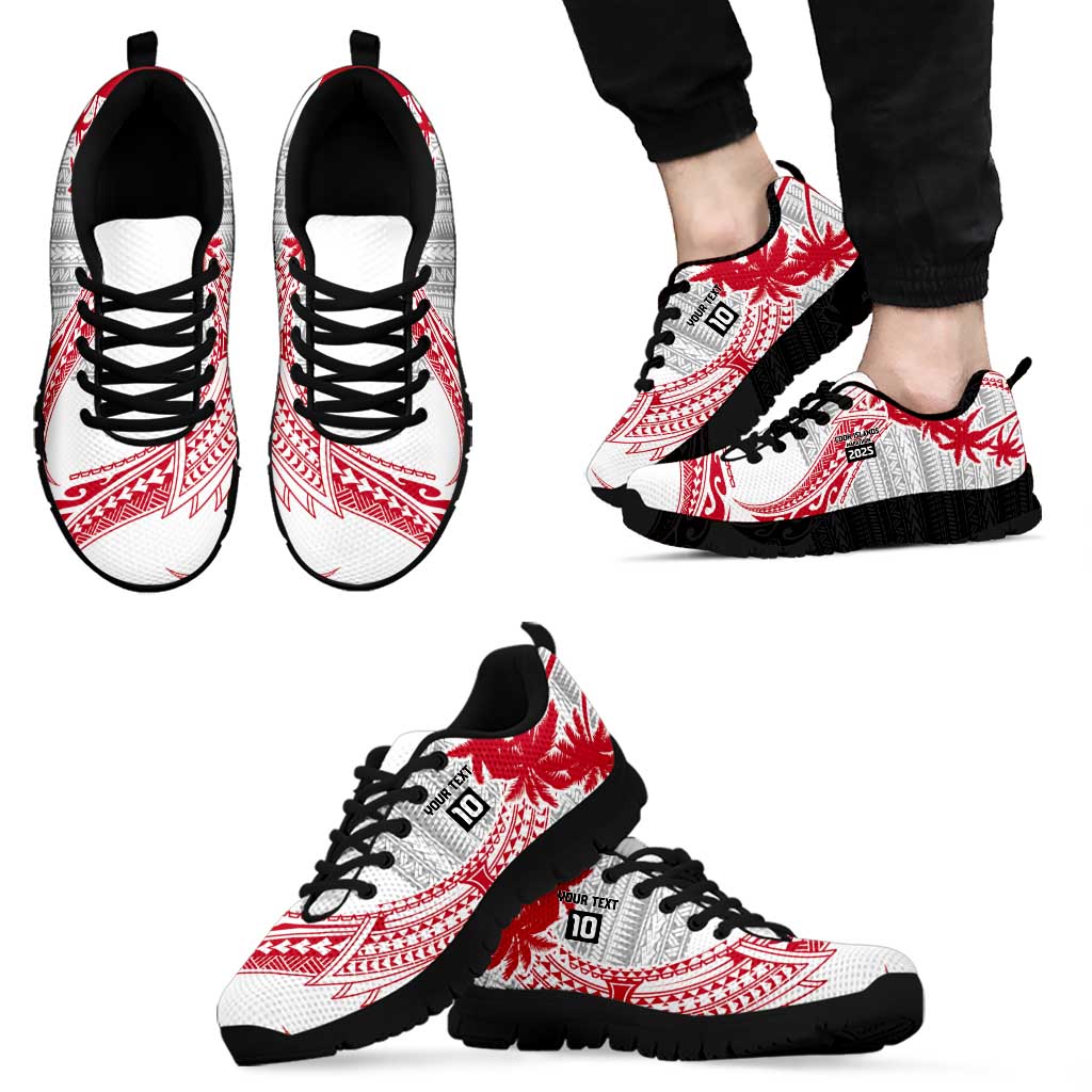 Cook Islands Marathon 2025-Pursuit in Paradise Sneakers Red Color
