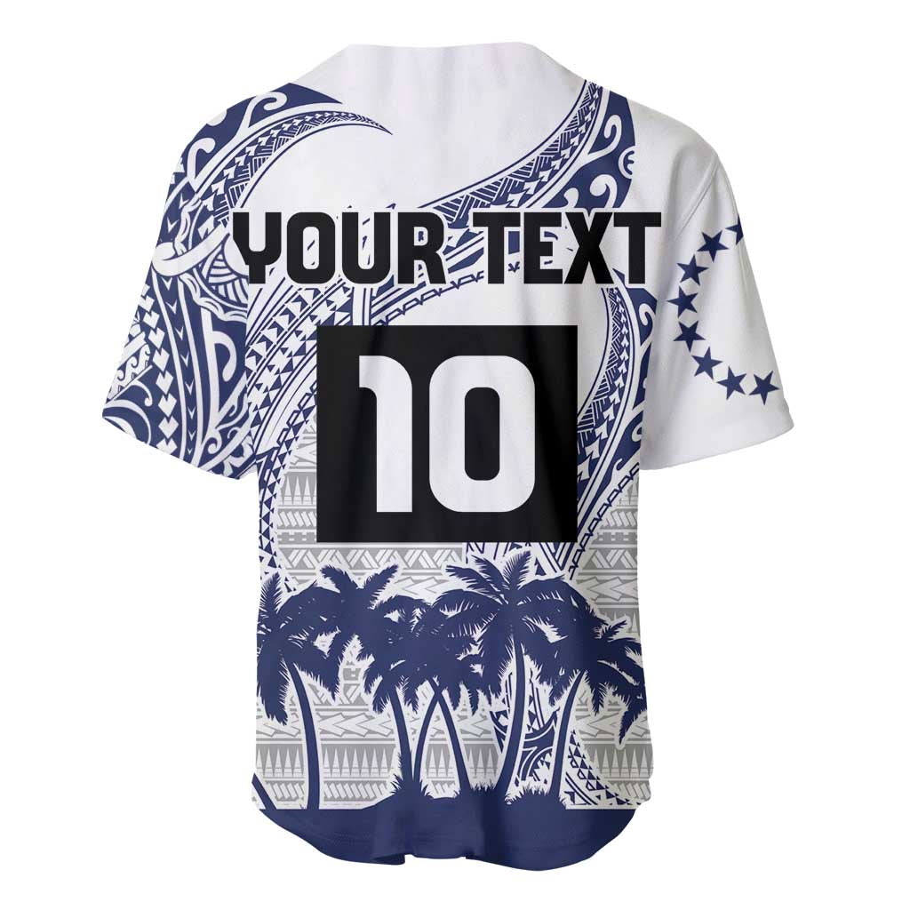 Cook Islands Marathon 2025-Pursuit in Paradise Baseball Jersey Blue Color