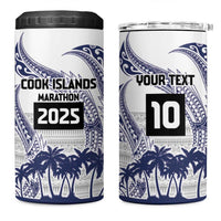 Cook Islands Marathon 2025-Pursuit in Paradise 4 in 1 Can Cooler Tumbler Blue Color LT03 One Size: 16 oz Blue - Polynesian Pride