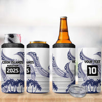 Cook Islands Marathon 2025-Pursuit in Paradise 4 in 1 Can Cooler Tumbler Blue Color LT03 - Polynesian Pride