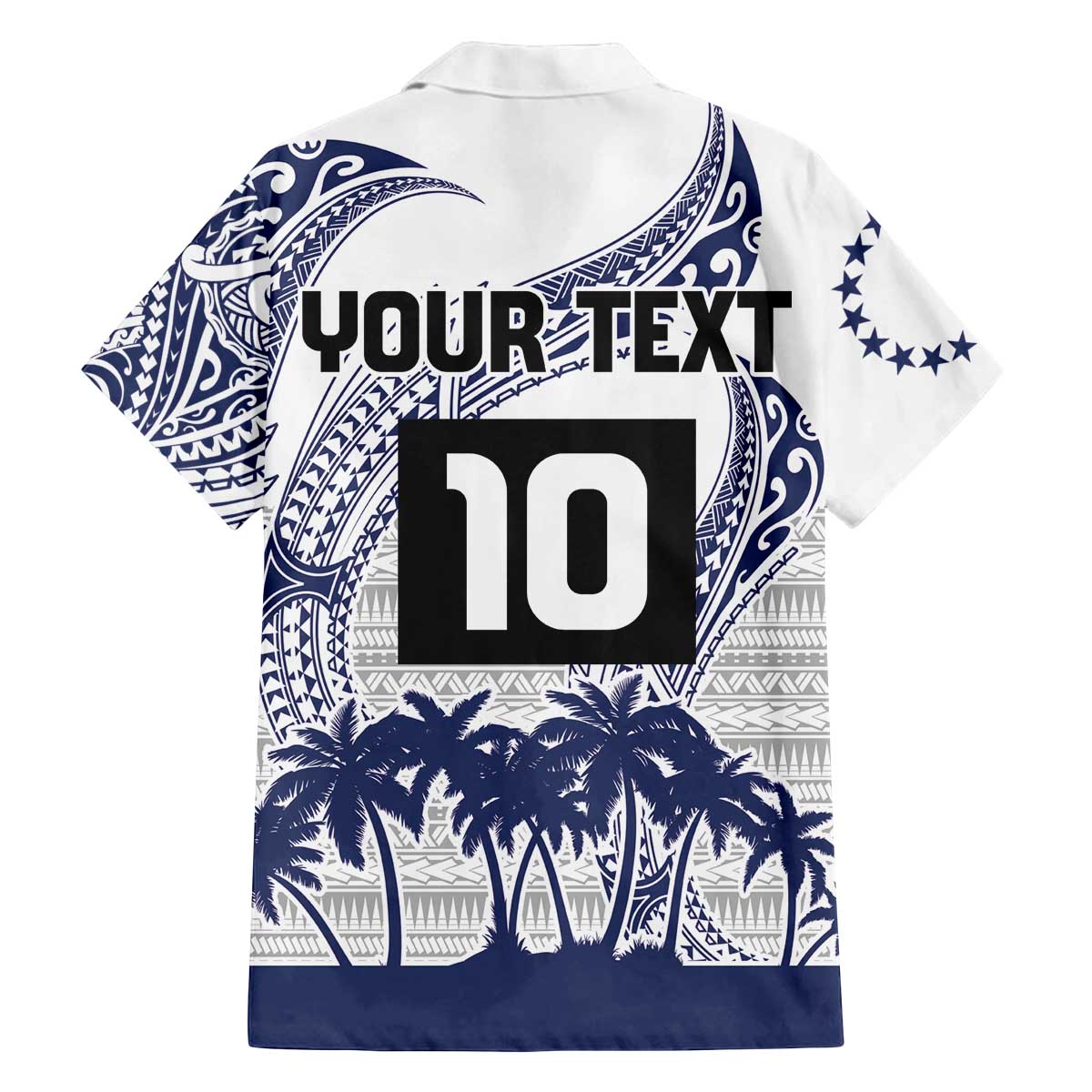 Cook Islands Marathon 2025-Pursuit in Paradise Family Matching Off The Shoulder Long Sleeve Dress and Hawaiian Shirt Blue Color LT03 - Polynesian Pride