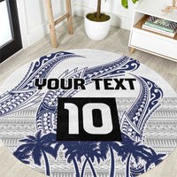 Cook Islands Marathon 2025-Pursuit in Paradise Round Carpet Blue Color LT03 Blue - Polynesian Pride