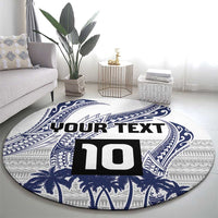 Cook Islands Marathon 2025-Pursuit in Paradise Round Carpet Blue Color LT03 - Polynesian Pride