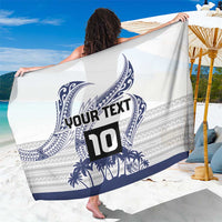 Cook Islands Marathon 2025-Pursuit in Paradise Sarong Blue Color LT03 One Size 44 x 66 inches Blue - Polynesian Pride