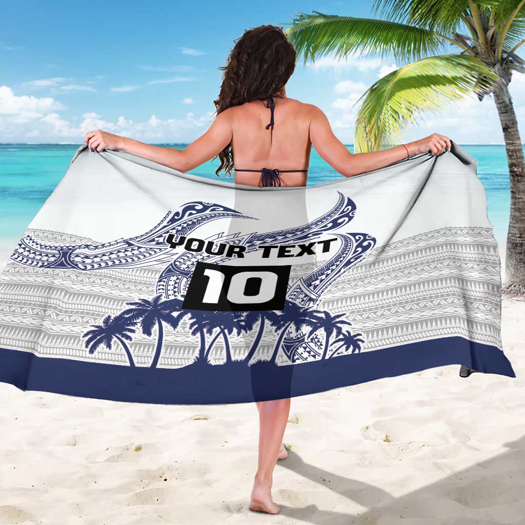 Cook Islands Marathon 2025-Pursuit in Paradise Sarong Blue Color LT03 - Polynesian Pride