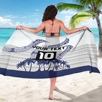 Cook Islands Marathon 2025-Pursuit in Paradise Sarong Blue Color LT03 - Polynesian Pride