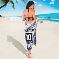 Cook Islands Marathon 2025-Pursuit in Paradise Sarong Blue Color LT03 - Polynesian Pride