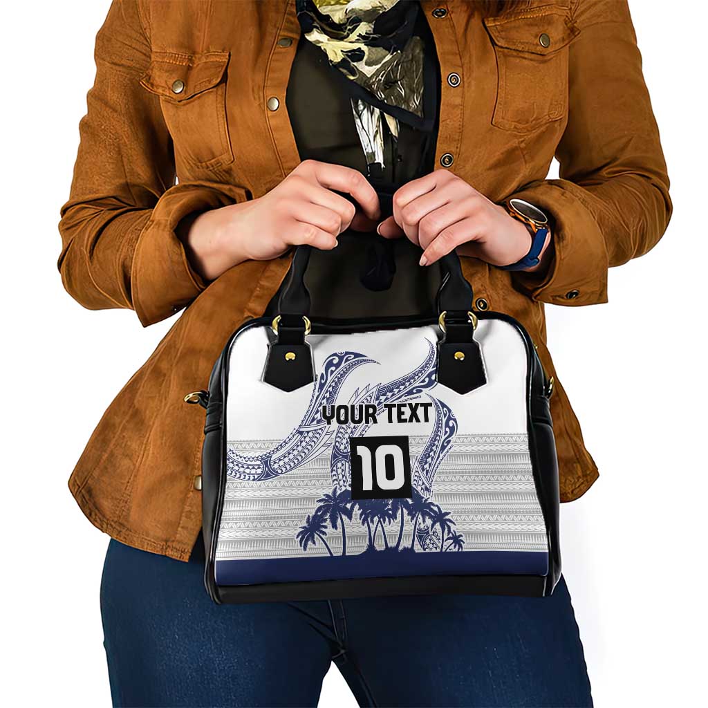Cook Islands Marathon 2025-Pursuit in Paradise Shoulder Handbag Blue Color