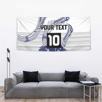 Cook Islands Marathon 2025-Pursuit in Paradise Tapestry Blue Color LT03 - Polynesian Pride