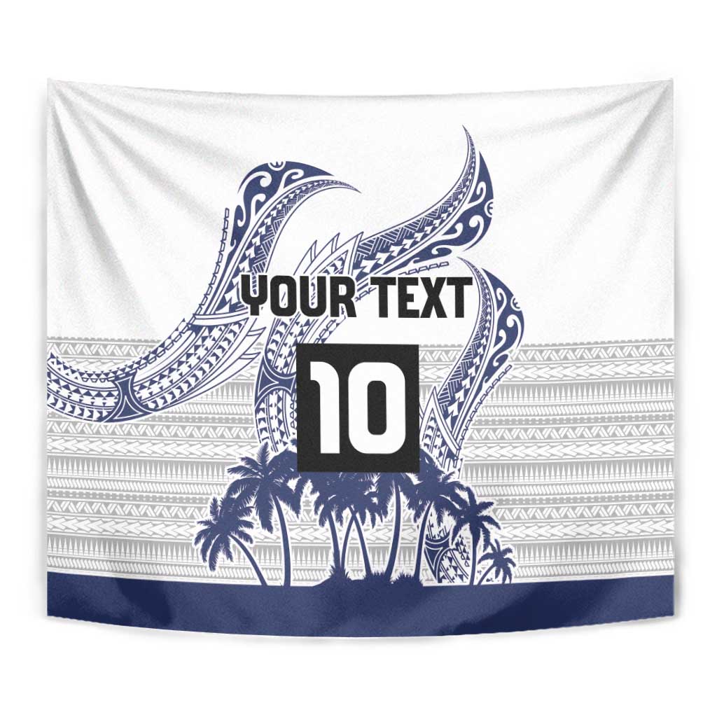Cook Islands Marathon 2025-Pursuit in Paradise Tapestry Blue Color LT03 - Polynesian Pride