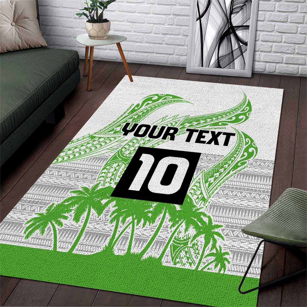 Cook Islands Marathon 2025-Pursuit in Paradise Area Rug Green Color LT03 Green - Polynesian Pride