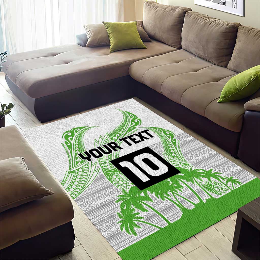 Cook Islands Marathon 2025-Pursuit in Paradise Area Rug Green Color LT03 - Polynesian Pride