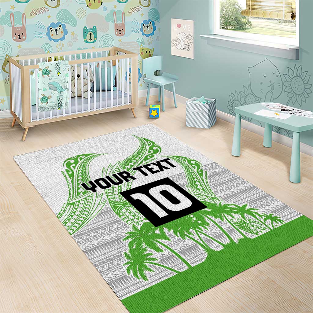 Cook Islands Marathon 2025-Pursuit in Paradise Area Rug Green Color LT03 - Polynesian Pride