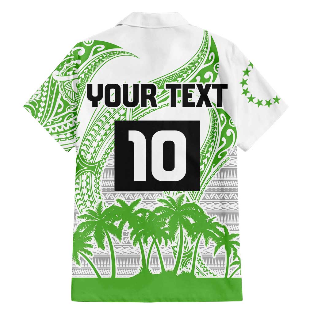Cook Islands Marathon 2025-Pursuit in Paradise Family Matching Tank Maxi Dress and Hawaiian Shirt Green Color LT03 - Polynesian Pride