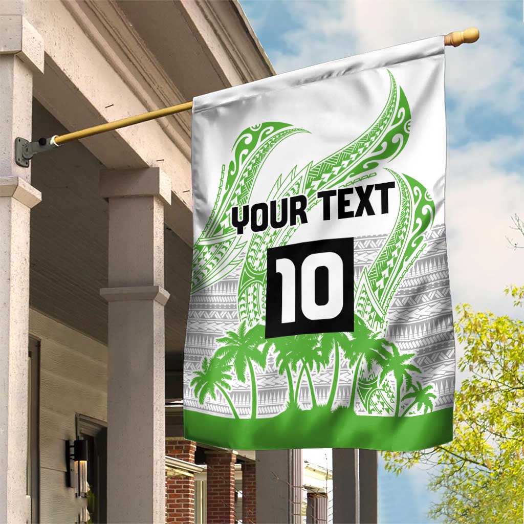Cook Islands Marathon 2025-Pursuit in Paradise Garden Flag Green Color LT03 House Flag Green - Polynesian Pride