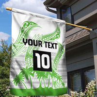 Cook Islands Marathon 2025-Pursuit in Paradise Garden Flag Green Color LT03 - Polynesian Pride