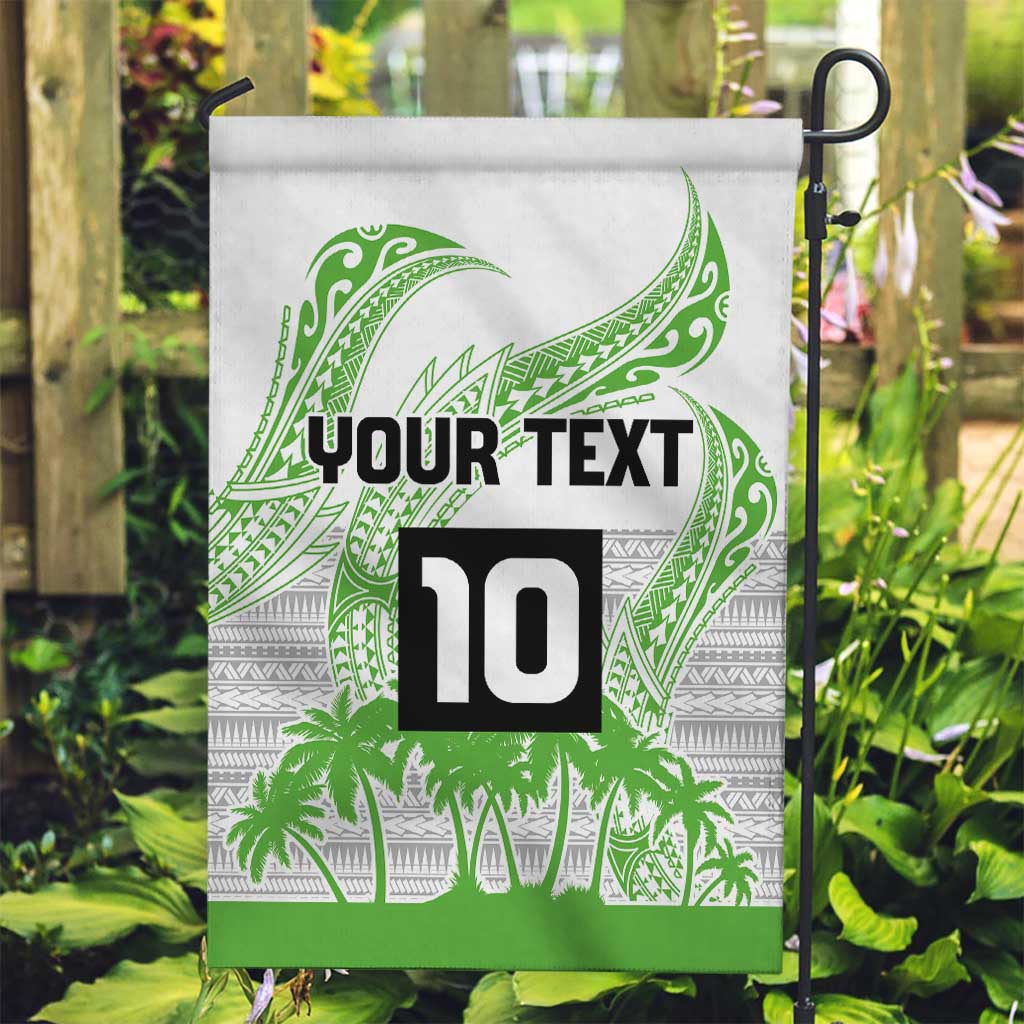 Cook Islands Marathon 2025-Pursuit in Paradise Garden Flag Green Color LT03 Garden Flag Green - Polynesian Pride