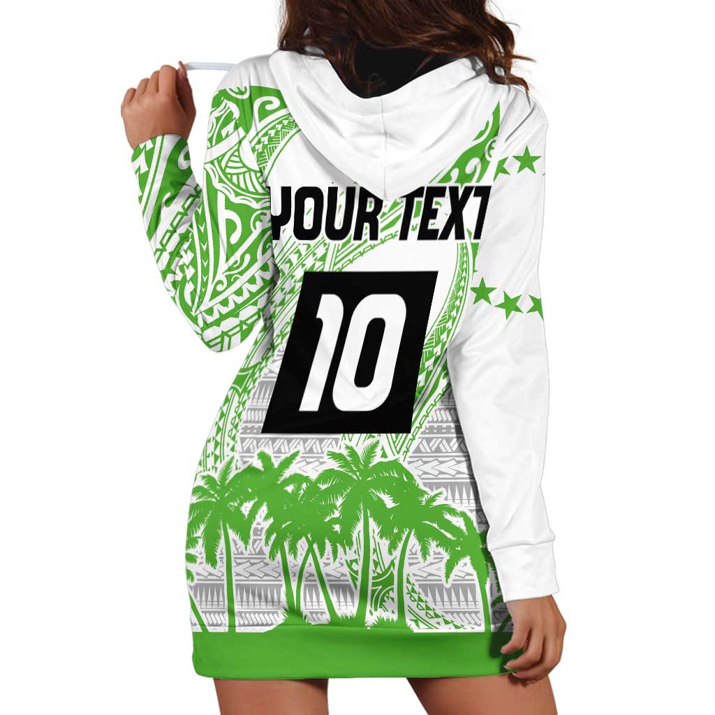 Cook Islands Marathon 2025-Pursuit in Paradise Hoodie Dress Green Color LT03 - Polynesian Pride