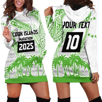 Cook Islands Marathon 2025-Pursuit in Paradise Hoodie Dress Green Color LT03 - Polynesian Pride