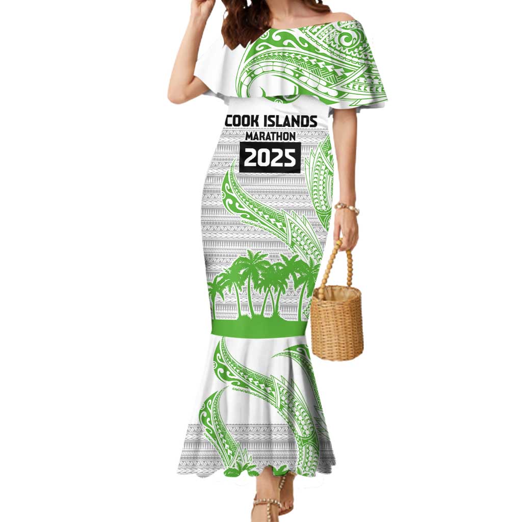 Cook Islands Marathon 2025-Pursuit in Paradise Mermaid Dress Green Color LT03 Women Green - Polynesian Pride
