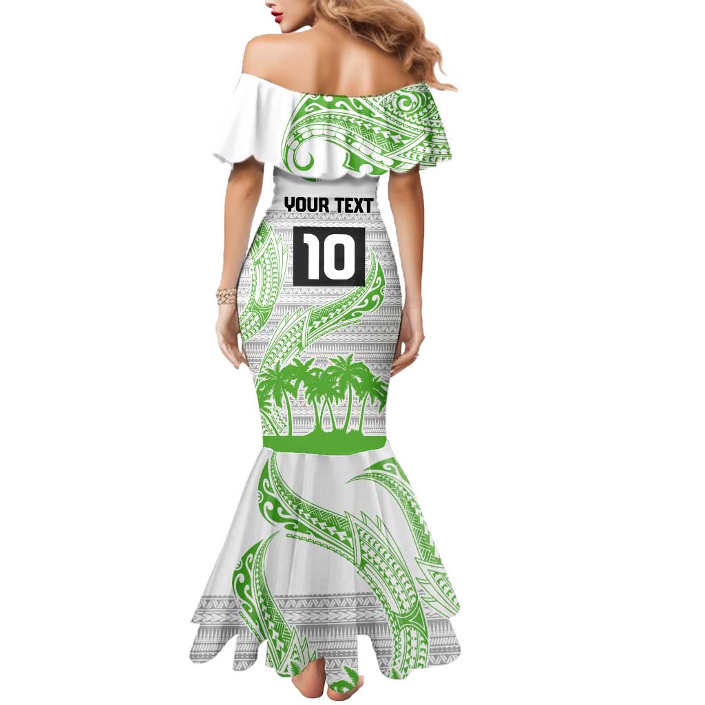 Cook Islands Marathon 2025-Pursuit in Paradise Mermaid Dress Green Color LT03 - Polynesian Pride