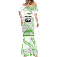 Cook Islands Marathon 2025-Pursuit in Paradise Mermaid Dress Green Color LT03 - Polynesian Pride