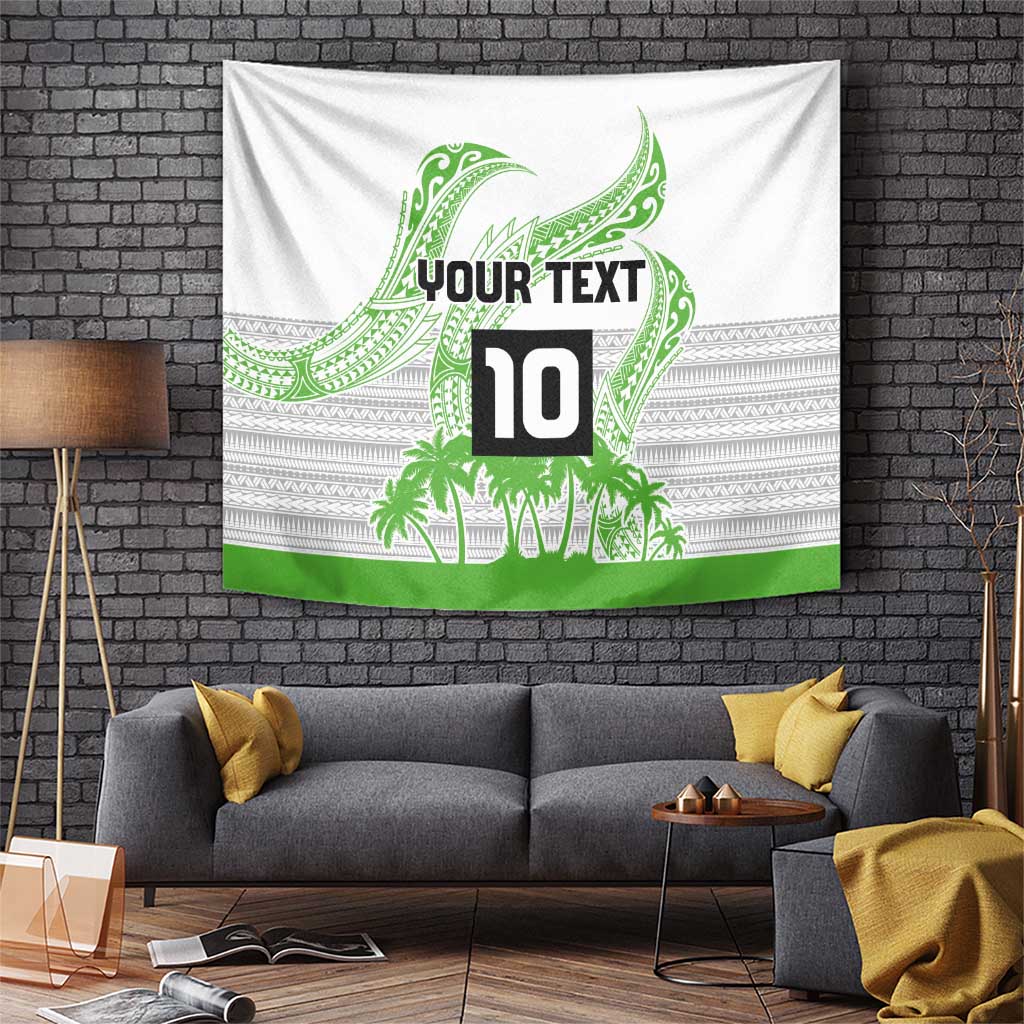 Cook Islands Marathon 2025-Pursuit in Paradise Tapestry Green Color