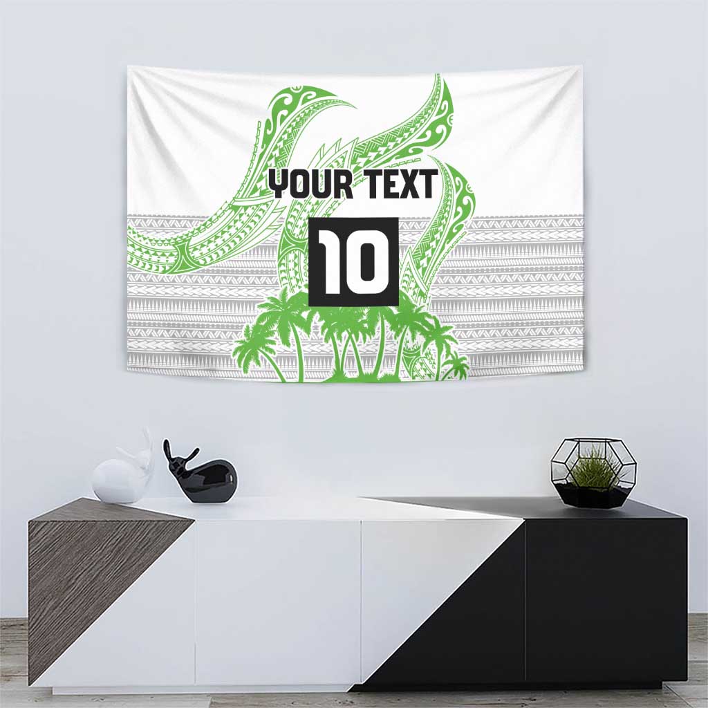 Cook Islands Marathon 2025-Pursuit in Paradise Tapestry Green Color
