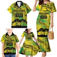 Cook Islands Marathon 2025-Pursuit in Paradise Family Matching Mermaid Dress and Hawaiian Shirt Special Edition LT03 - Polynesian Pride