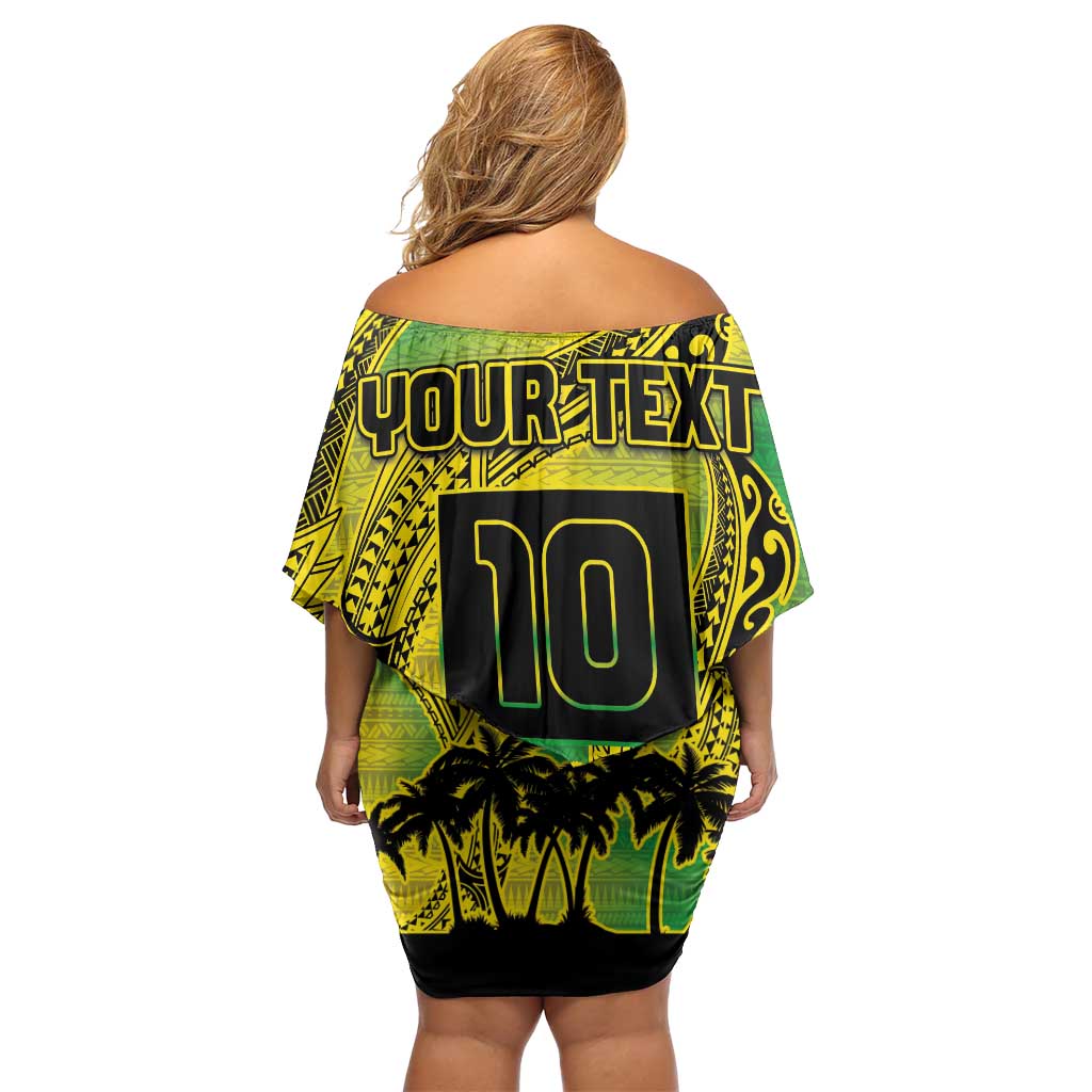 Cook Islands Marathon 2025-Pursuit in Paradise Family Matching Off Shoulder Short Dress and Hawaiian Shirt Special Edition LT03 - Polynesian Pride