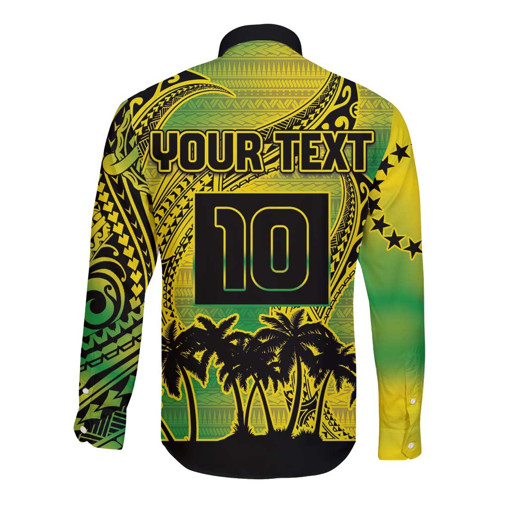 Cook Islands Marathon 2025-Pursuit in Paradise Long Sleeve Button Shirt Special Edition LT03 - Polynesian Pride