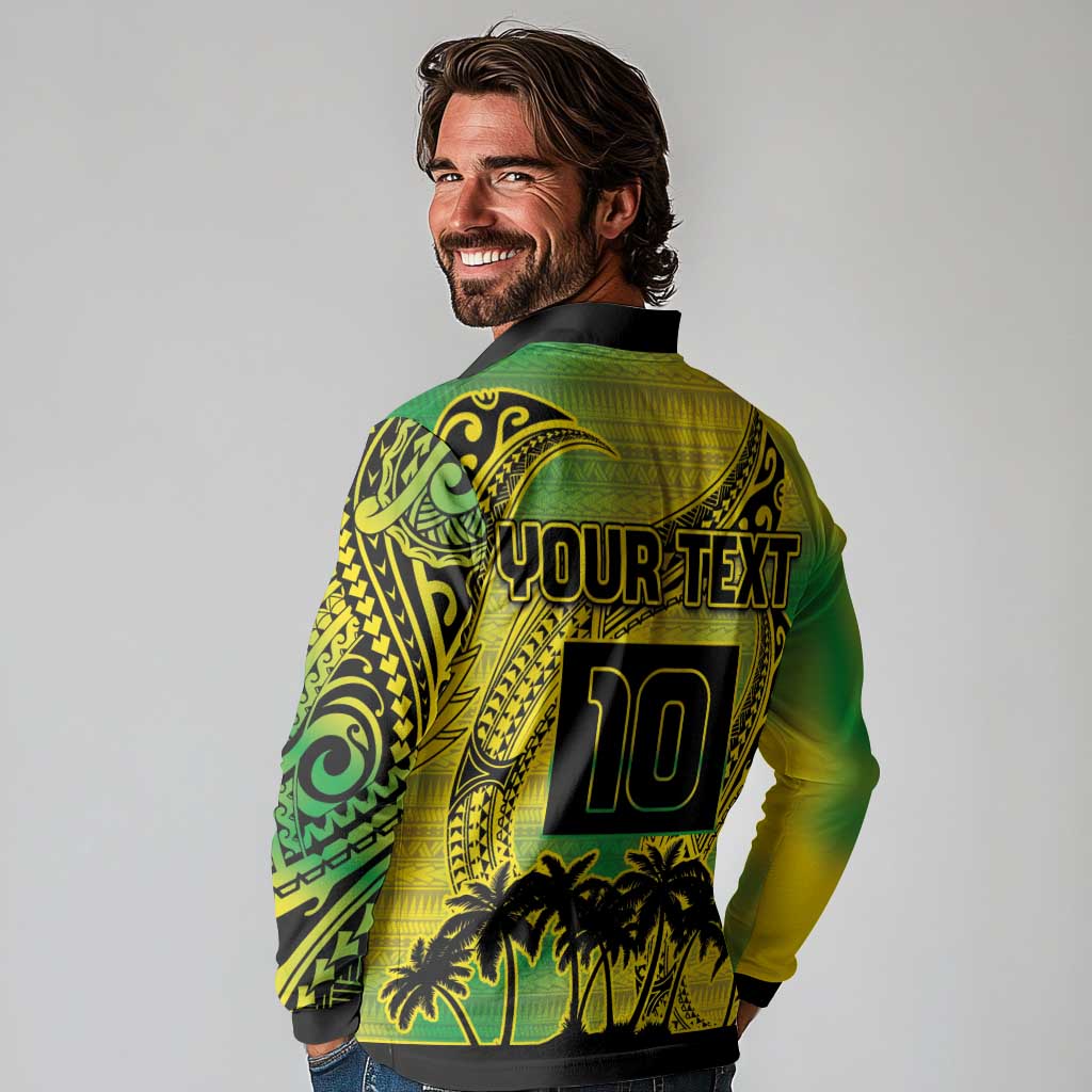Cook Islands Marathon 2025-Pursuit in Paradise Long Sleeve Polo Shirt Special Edition