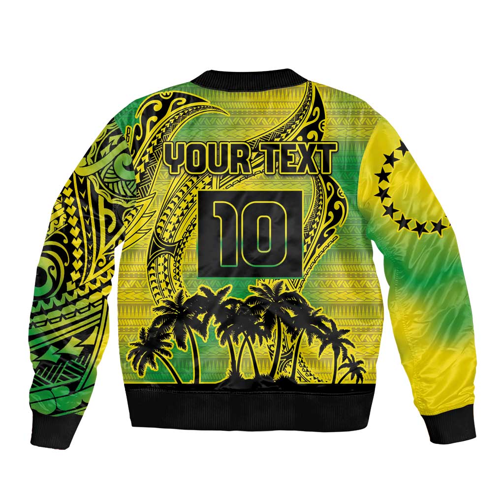 Cook Islands Marathon 2025-Pursuit in Paradise Sleeve Zip Bomber Jacket Special Edition