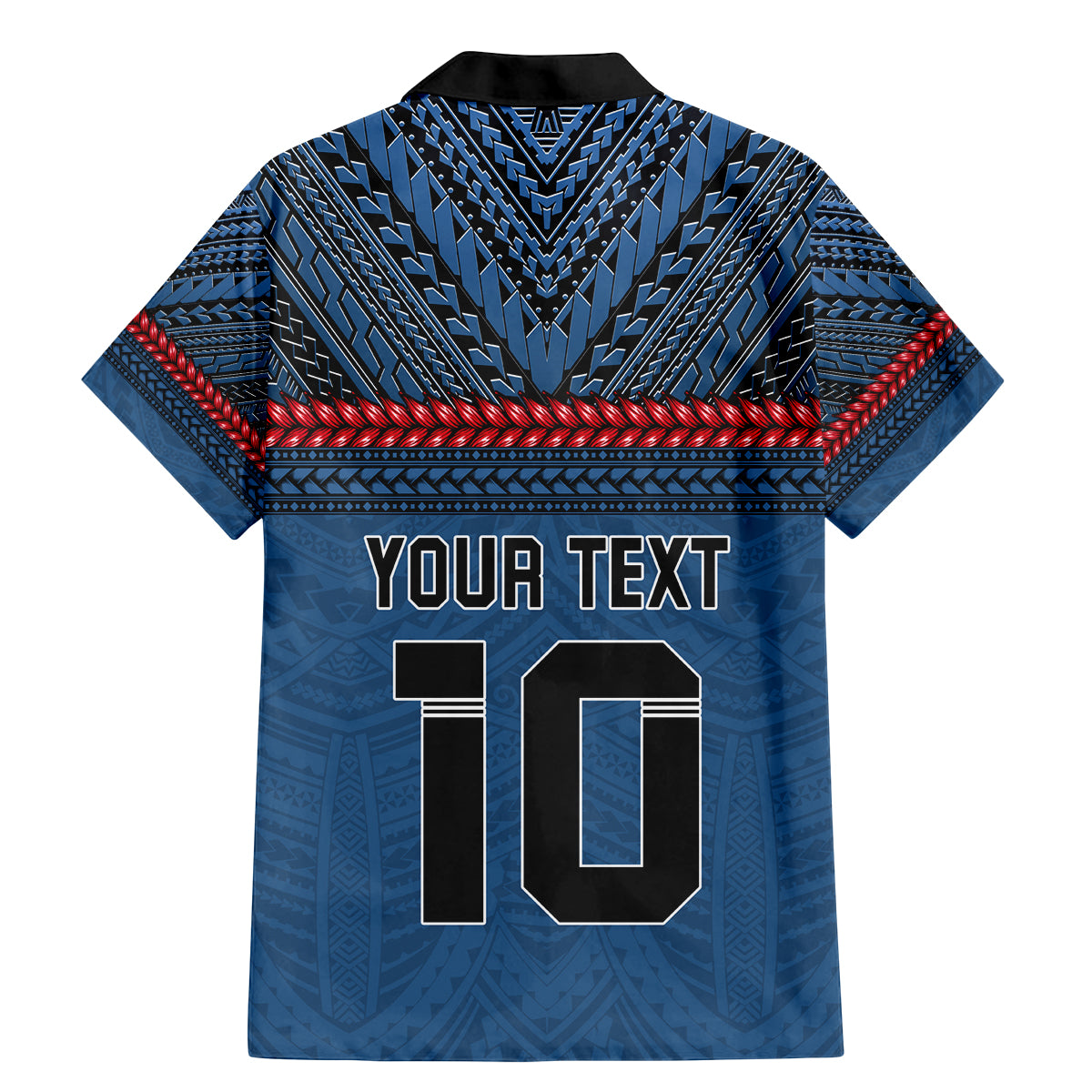 Custom Toa Samoa Rugby Family Matching Mermaid Dress and Hawaiian Shirt Samoan Warrior Ula Fala Tribal Pattern LT03 - Polynesian Pride