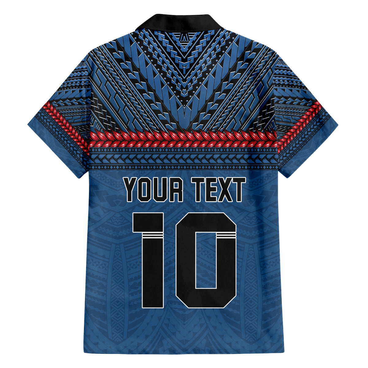 Custom Toa Samoa Rugby Family Matching Tank Maxi Dress and Hawaiian Shirt Samoan Warrior Ula Fala Tribal Pattern LT03 - Polynesian Pride