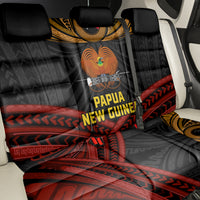 Papua New Guinea Bird-of-Paradise Back Car Seat Cover Coat of Arms and Tribal Patterns LT03 - Polynesian Pride